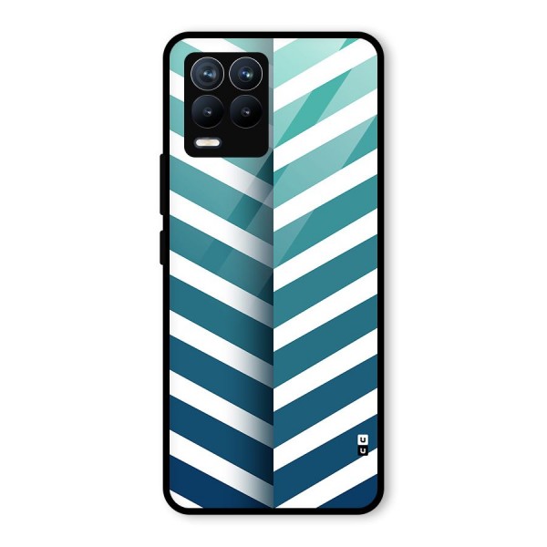Awesome Angular Stripes Glass Back Case for Realme 8 Pro