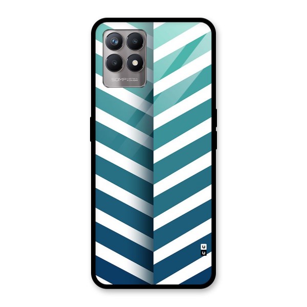 Awesome Angular Stripes Glass Back Case for Realme 8i