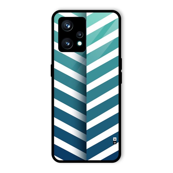 Awesome Angular Stripes Glass Back Case for Realme 9 Pro Plus 5G