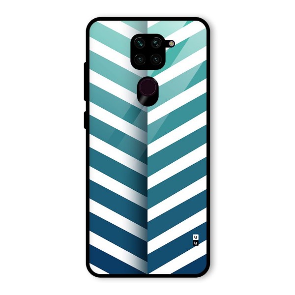 Awesome Angular Stripes Glass Back Case for Redmi Note 9