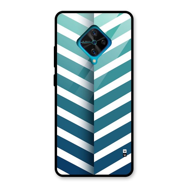Awesome Angular Stripes Glass Back Case for Vivo S1 Pro
