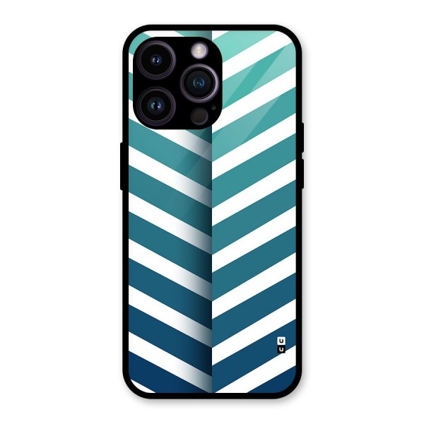 Awesome Angular Stripes Glass Back Case for iPhone 14 Pro Max