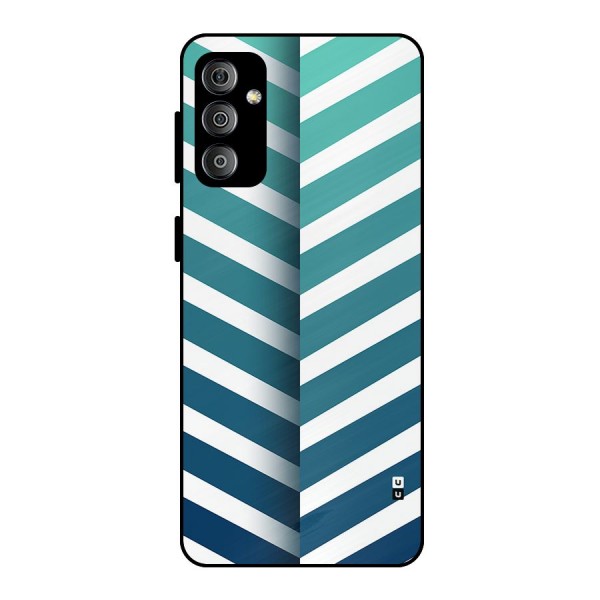 Awesome Angular Stripes Metal Back Case for Galaxy F23