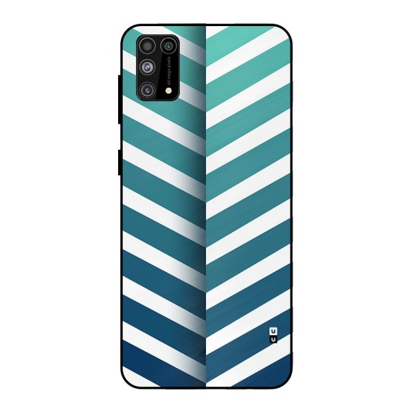 Awesome Angular Stripes Metal Back Case for Galaxy F41