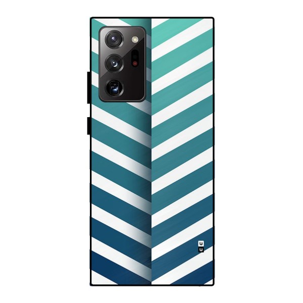 Awesome Angular Stripes Metal Back Case for Galaxy Note 20 Ultra