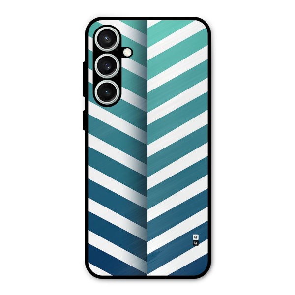 Awesome Angular Stripes Metal Back Case for Galaxy S23 FE