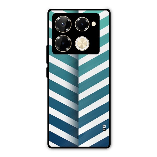 Awesome Angular Stripes Metal Back Case for Infinix Note 40 Pro Plus