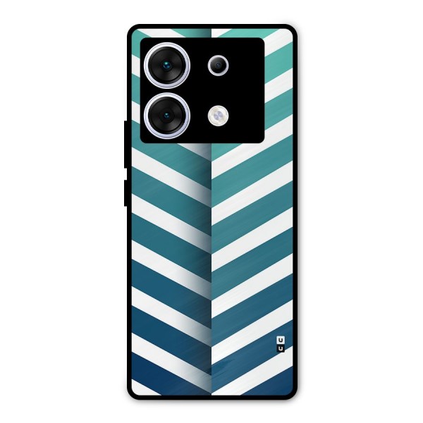 Awesome Angular Stripes Metal Back Case for Infinix Zero 30 5G