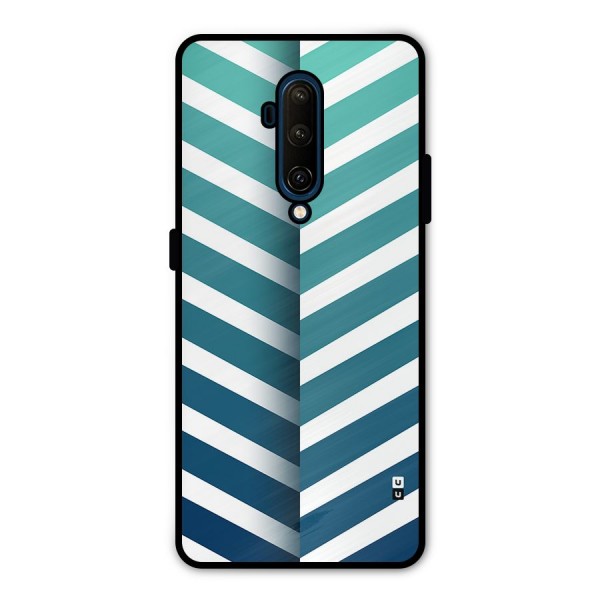 Awesome Angular Stripes Metal Back Case for OnePlus 7T Pro