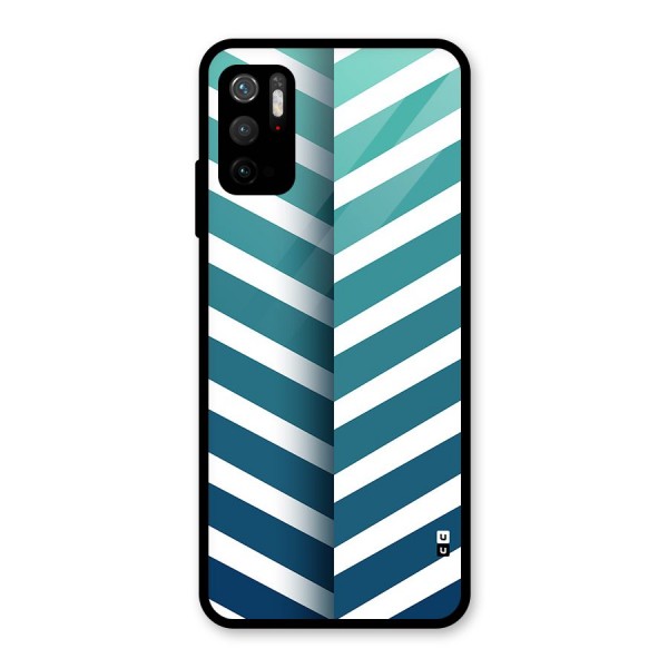 Awesome Angular Stripes Metal Back Case for Redmi Note 10T 5G