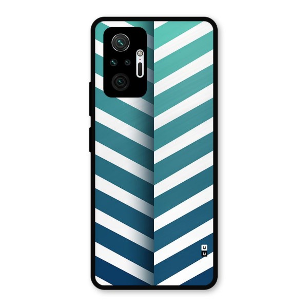Awesome Angular Stripes Metal Back Case for Redmi Note 10 Pro Max