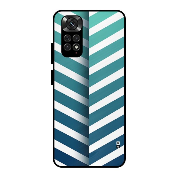 Awesome Angular Stripes Metal Back Case for Redmi Note 11 Pro