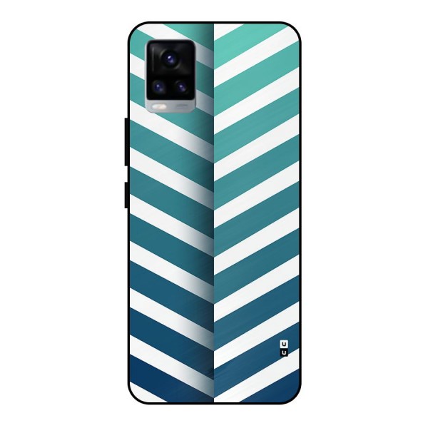 Awesome Angular Stripes Metal Back Case for Vivo V20