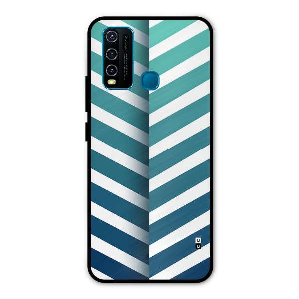 Awesome Angular Stripes Metal Back Case for Vivo Y50