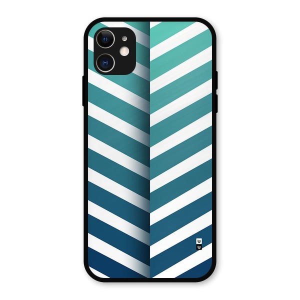 Awesome Angular Stripes Metal Back Case for iPhone 11