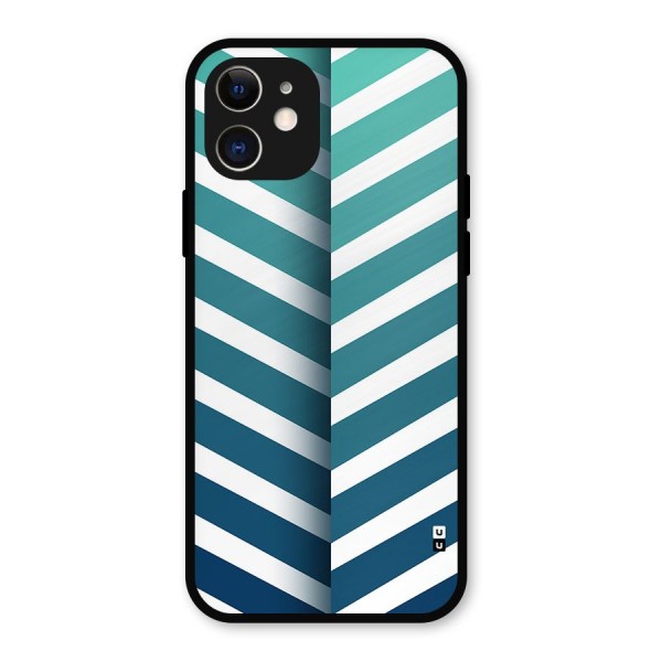 Awesome Angular Stripes Metal Back Case for iPhone 12