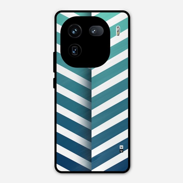 Awesome Angular Stripes Metal Back Case for iQOO 12