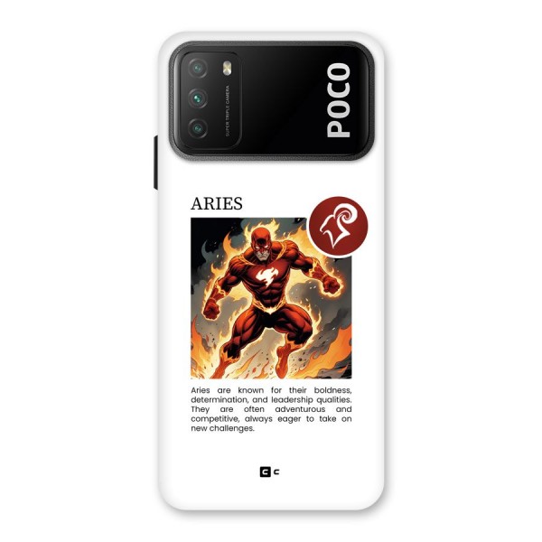 Awesome Aries Back Case for Poco M3