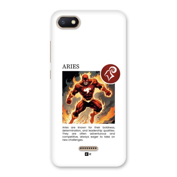 Awesome Aries Back Case for Redmi 6A