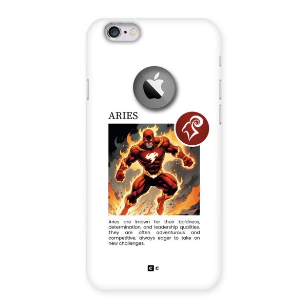 Awesome Aries Back Case for iPhone 6 Logo Cut