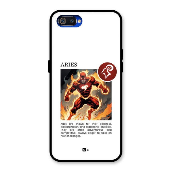 Awesome Aries Glass Back Case for Realme C2