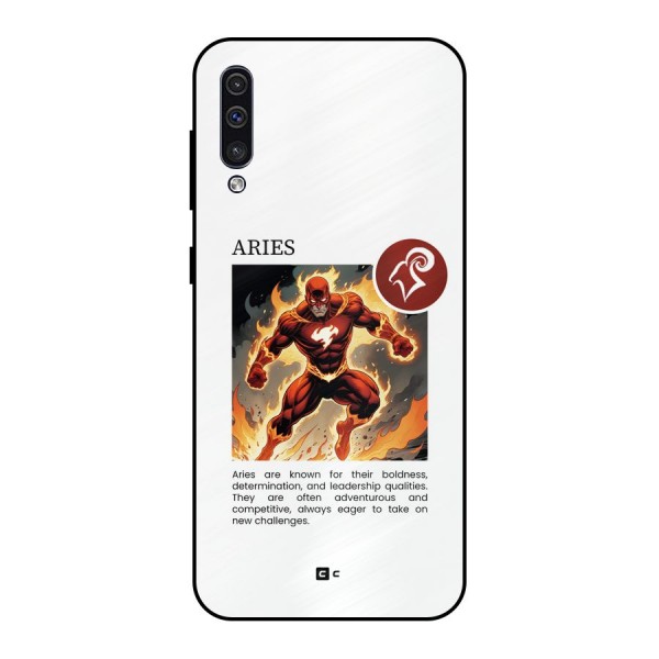 Awesome Aries Metal Back Case for Galaxy A30s
