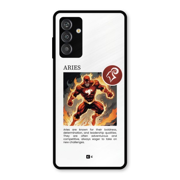 Awesome Aries Metal Back Case for Galaxy M14 5G