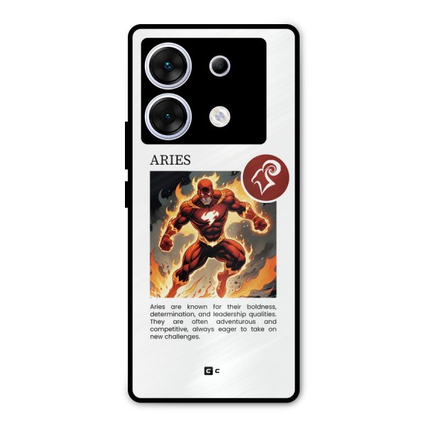 Awesome Aries Metal Back Case for Infinix Zero 30 5G