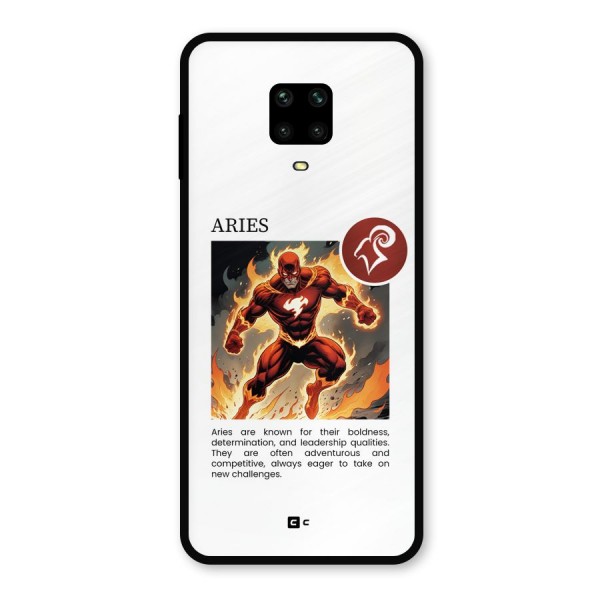 Awesome Aries Metal Back Case for Redmi Note 9 Pro Max