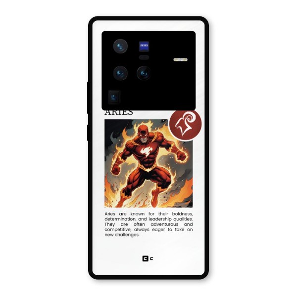 Awesome Aries Metal Back Case for Vivo X80 Pro