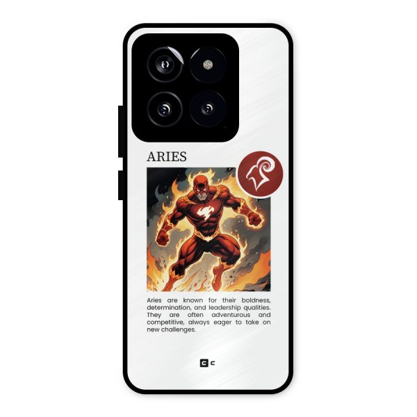 Awesome Aries Metal Back Case for Xiaomi 14