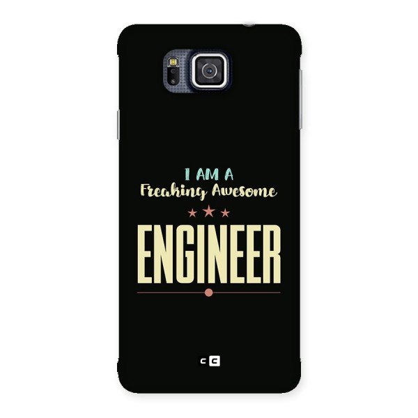 Awesome Engineer Back Case for Galaxy Alpha