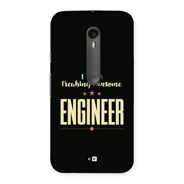 Awesome Engineer Back Case for Moto G3
