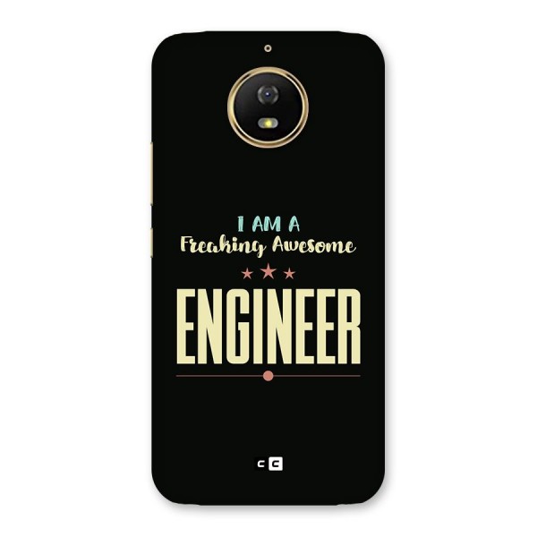 Awesome Engineer Back Case for Moto G5s