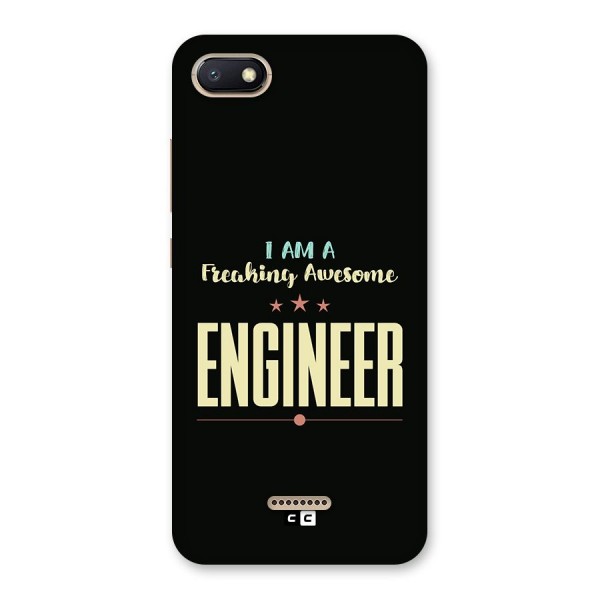 Awesome Engineer Back Case for Redmi 6A