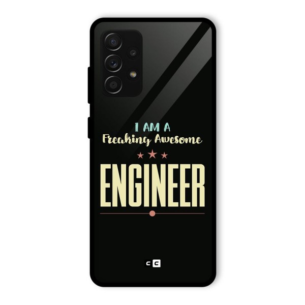 Awesome Engineer Glass Back Case for Galaxy A53 5G