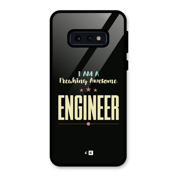 Awesome Engineer Glass Back Case for Galaxy S10e