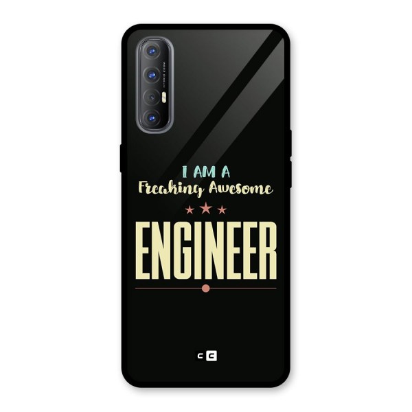 Awesome Engineer Glass Back Case for Oppo Reno3 Pro
