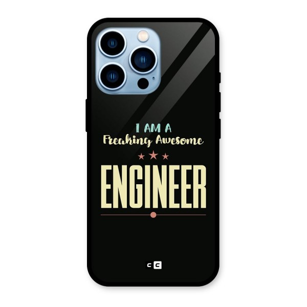 Awesome Engineer Glass Back Case for iPhone 13 Pro