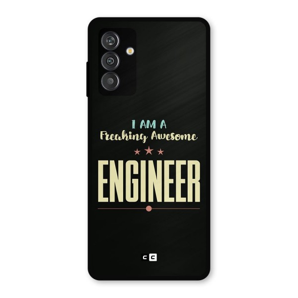 Awesome Engineer Metal Back Case for Galaxy M13