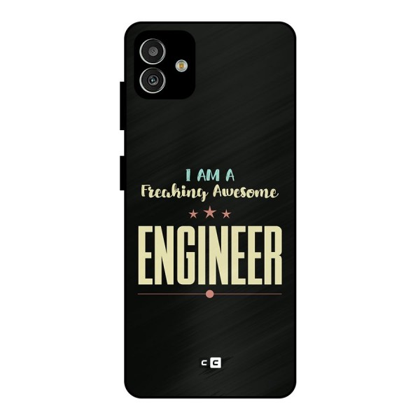 Awesome Engineer Metal Back Case for Galaxy M13 5G