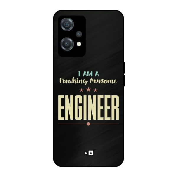 Awesome Engineer Metal Back Case for OnePlus Nord CE 2 Lite 5G