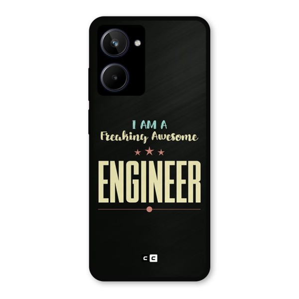 Awesome Engineer Metal Back Case for Realme 10