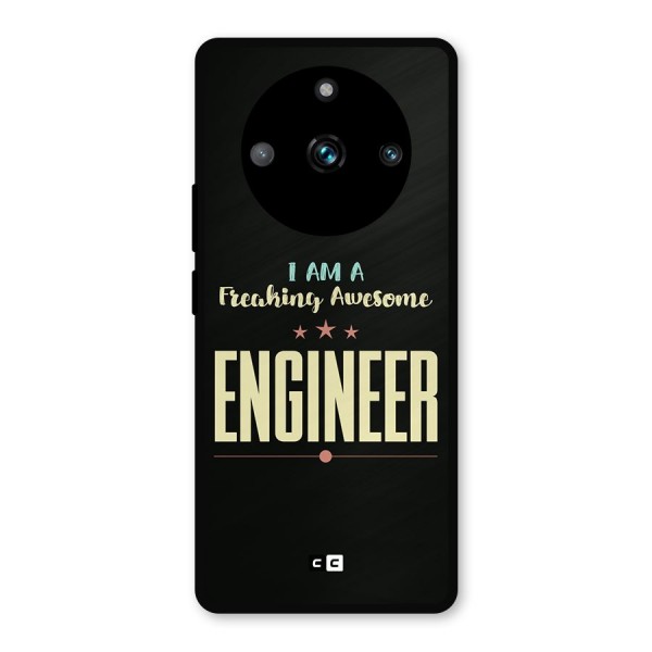 Awesome Engineer Metal Back Case for Realme Narzo 60 Pro