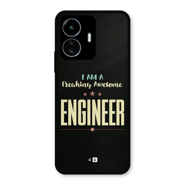 Awesome Engineer Metal Back Case for vivo iQOO Z6 Lite 5G