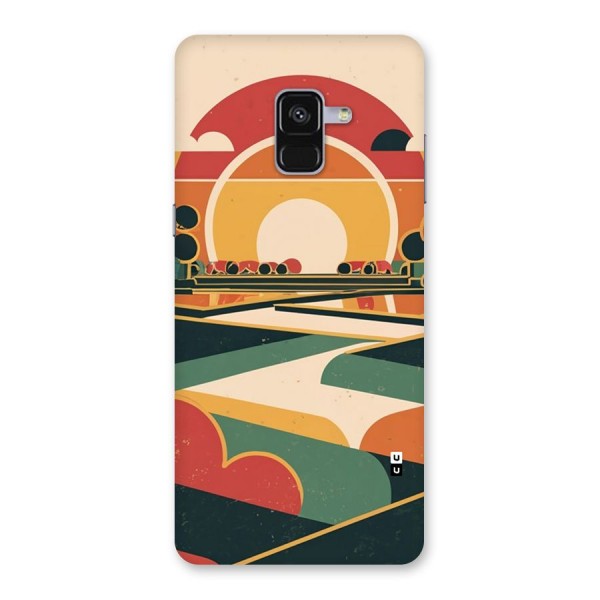 Awesome Geomatric Art Back Case for Galaxy A8 Plus