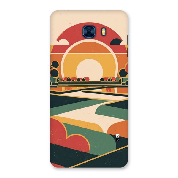 Awesome Geomatric Art Back Case for Galaxy C7 Pro