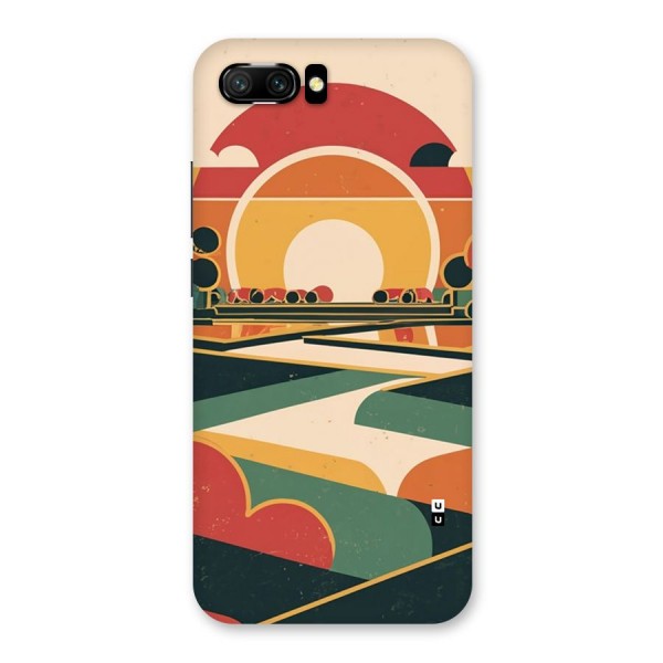 Awesome Geomatric Art Back Case for Honor 10