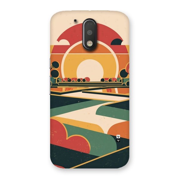 Awesome Geomatric Art Back Case for Moto G4 Plus
