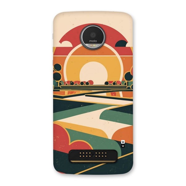 Awesome Geomatric Art Back Case for Moto Z Play